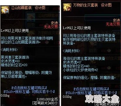 dnf防具推荐：哪个系列好用？